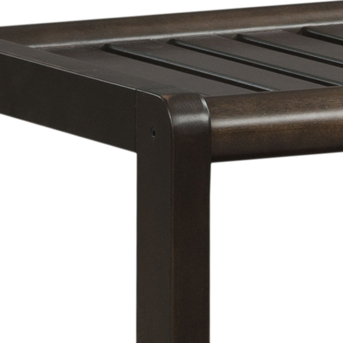 Red Barrel Studio® Hales Wood Shelves Storage Bench & Reviews Wayfair